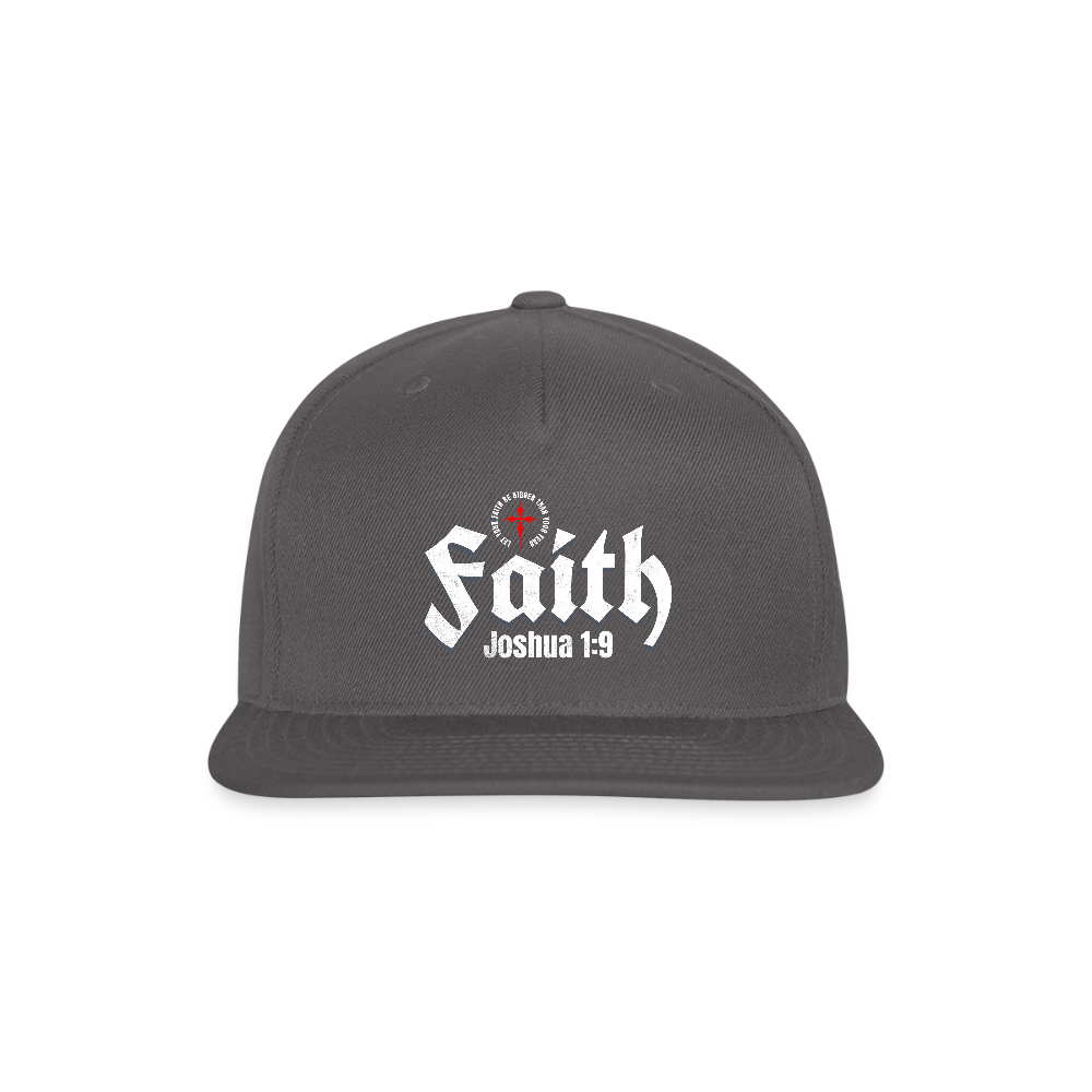 Snapback Baseball Cap - dark grey