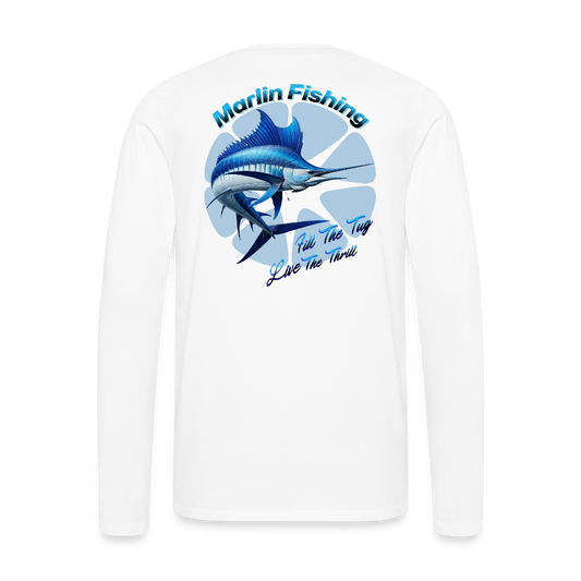 Men's Premium Long Sleeve T-Shirt - white