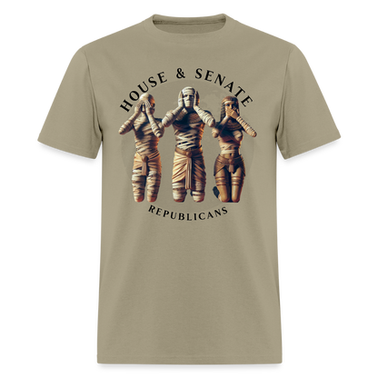 Men's T-Shirt | GILDAN 5000 - khaki