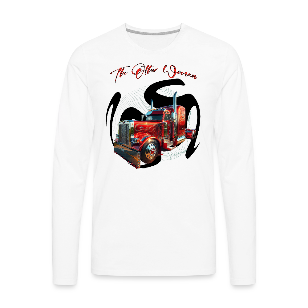 Men's Premium Long Sleeve T-Shirt - white