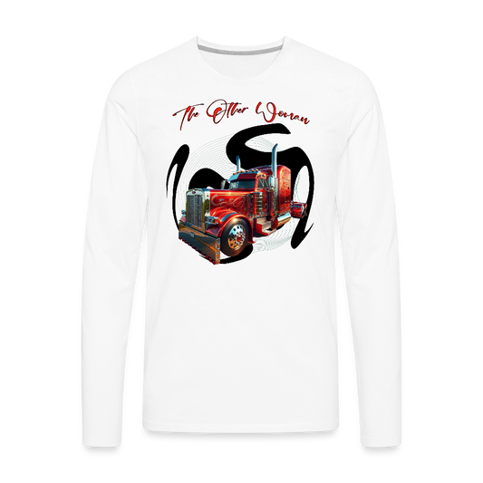 Men's Premium Long Sleeve T-Shirt - white