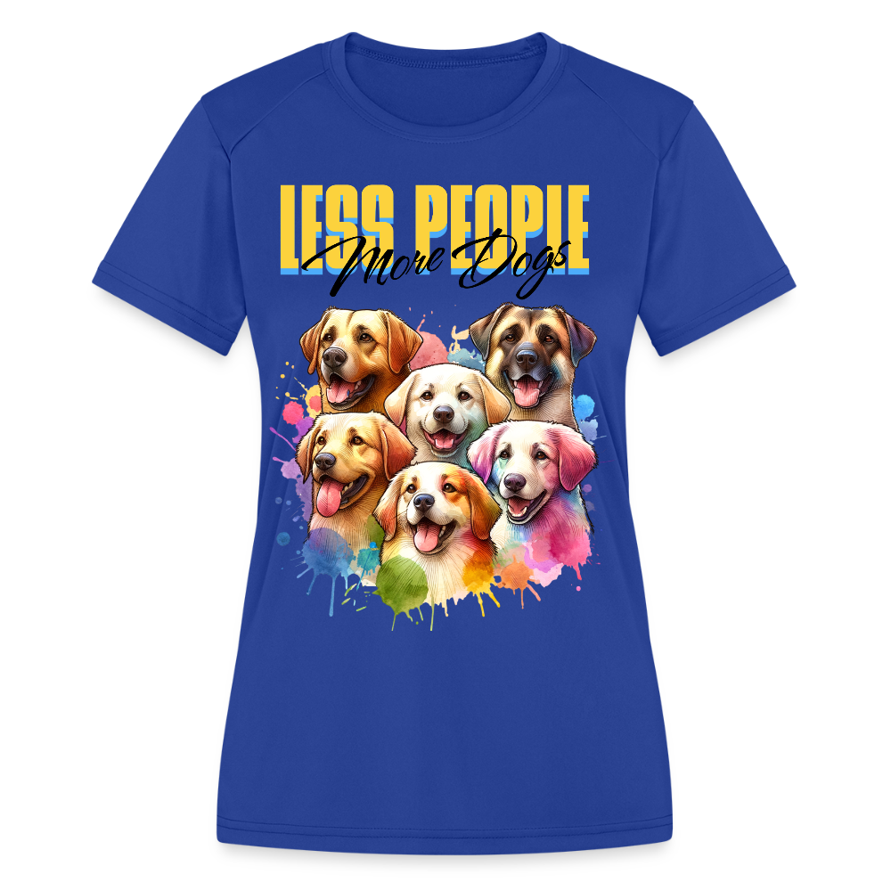 Women's Moisture Wicking Performance T-Shirt - royal blue