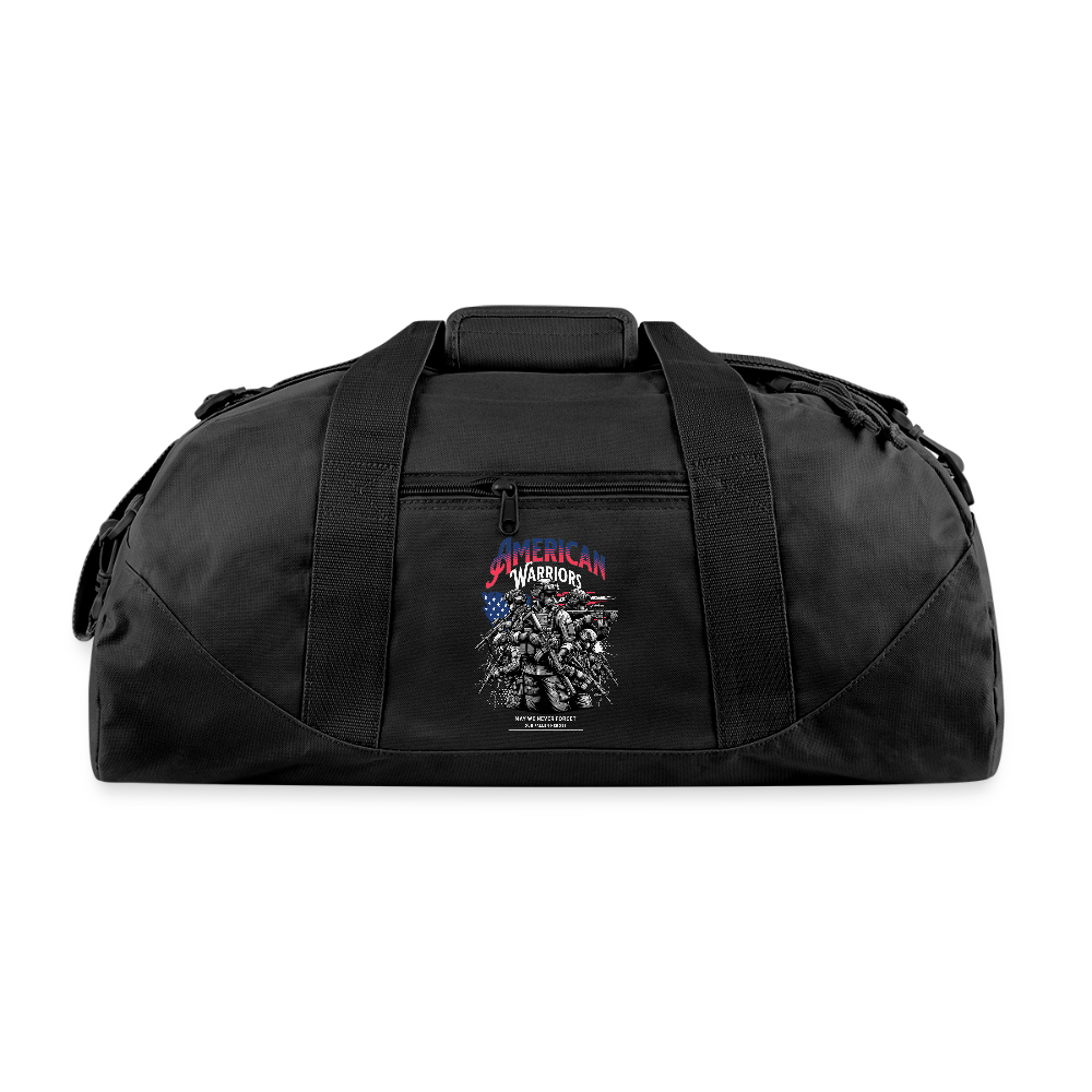 Recycled Duffel Bag - black
