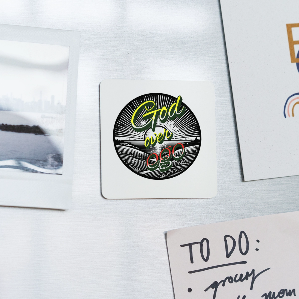 Square Magnet - white