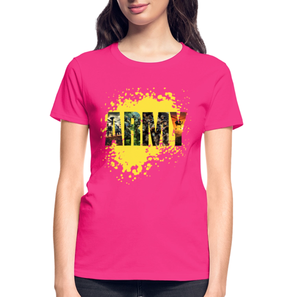 Gildan Ultra Cotton Ladies T-Shirt - fuchsia