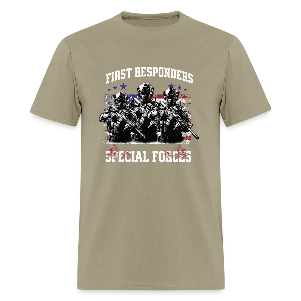 Men's T-Shirt | GILDAN 5000 - khaki
