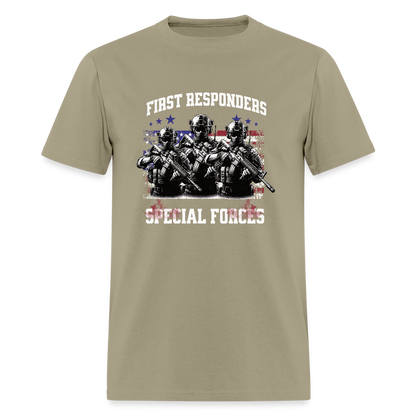 Men's T-Shirt | GILDAN 5000 - khaki