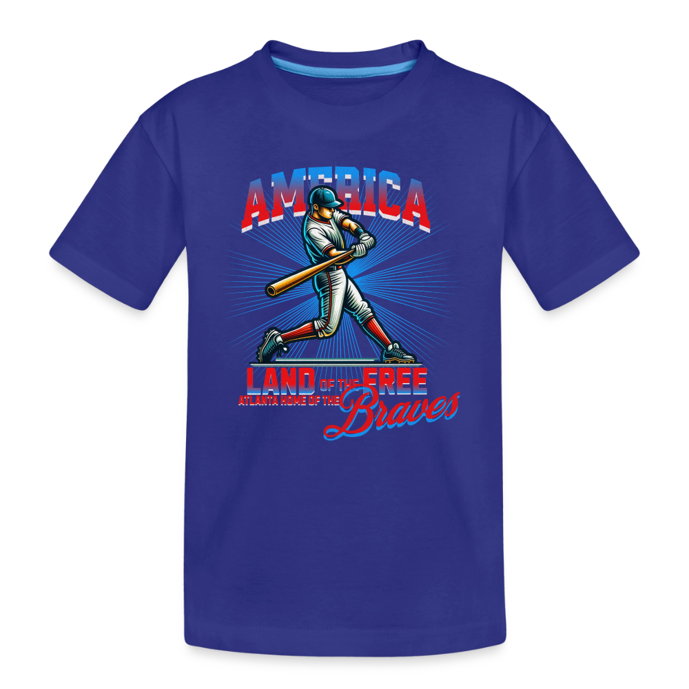 Toddler Premium Organic T-Shirt - royal blue