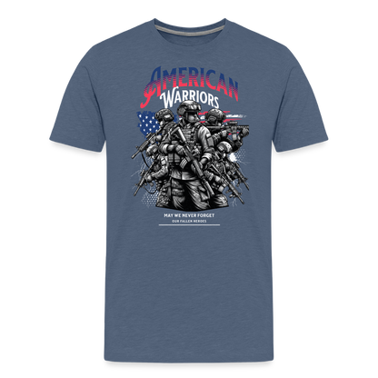 Men's Premium T-Shirt - heather blue