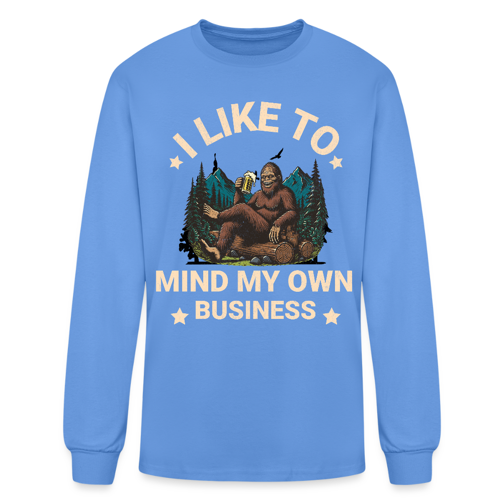 Men's Long Sleeve T-Shirt - carolina blue