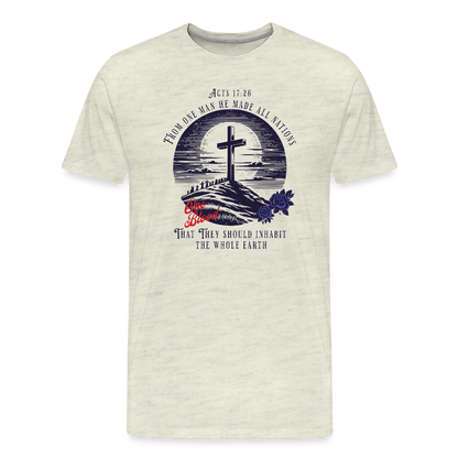Men's Premium T-Shirt - heather oatmeal