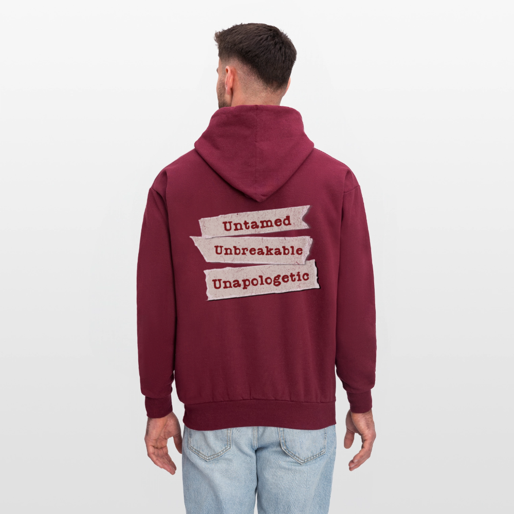 Men's Hoodie - burgundy