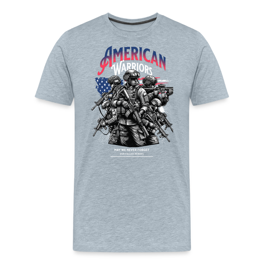 Men's Premium T-Shirt - heather ice blue