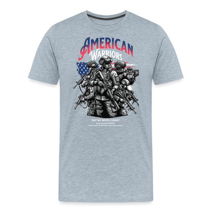 Men's Premium T-Shirt - heather ice blue
