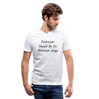 Men's V-Neck T-Shirt - white