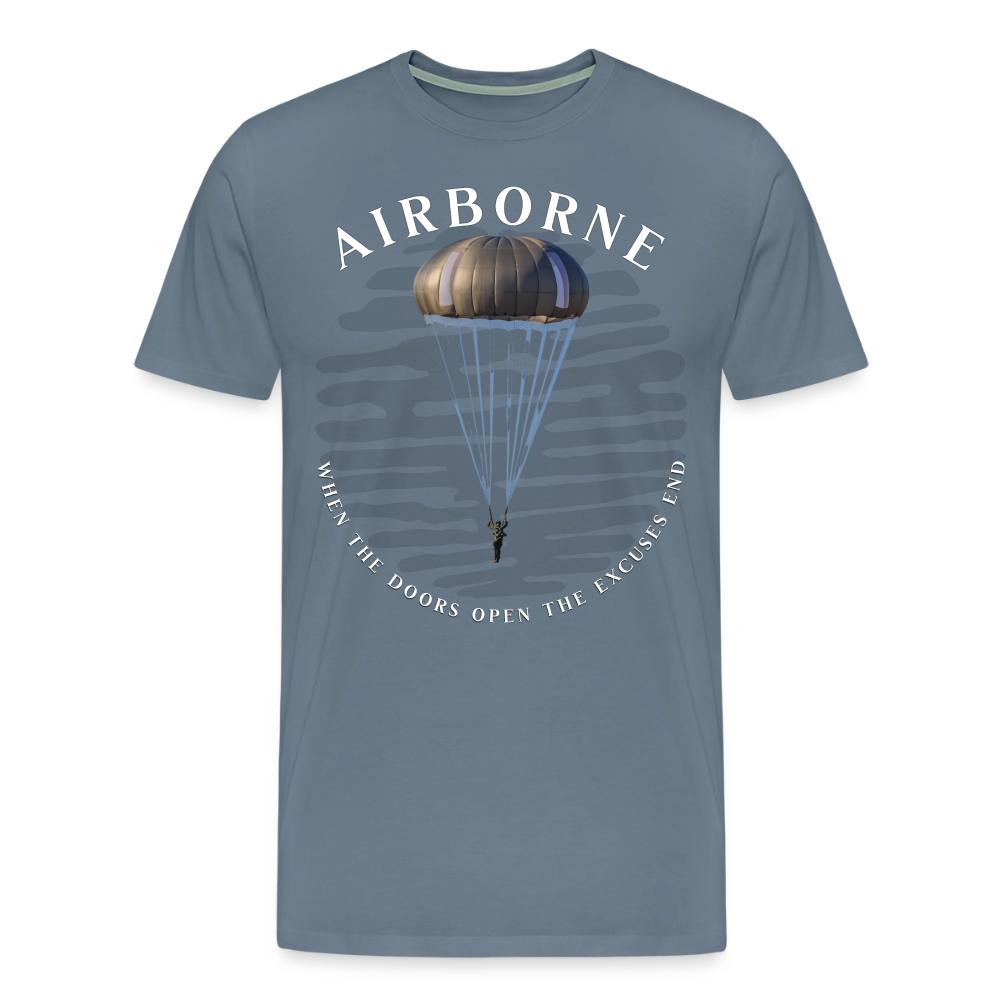 Men's Premium T-Shirt - steel blue
