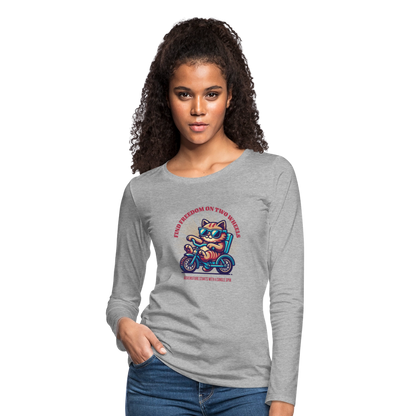 Women's Premium Long Sleeve T-Shirt - heather gray
