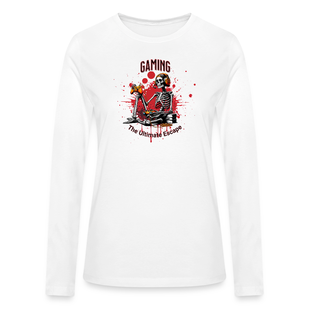 Bella + Canvas Women's Long Sleeve T-Shirt - white