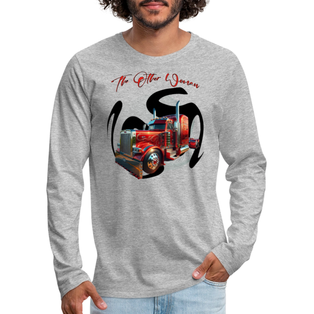 Men's Premium Long Sleeve T-Shirt - heather gray