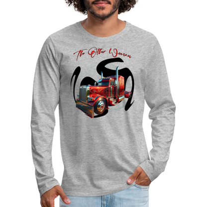 Men's Premium Long Sleeve T-Shirt - heather gray