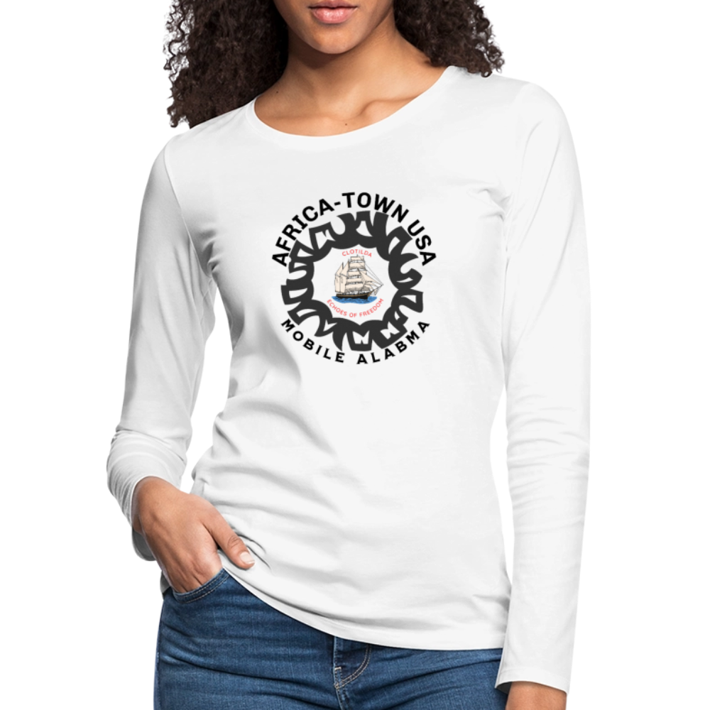 Women's Premium Long Sleeve T-Shirt - white