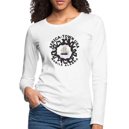 Women's Premium Long Sleeve T-Shirt - white