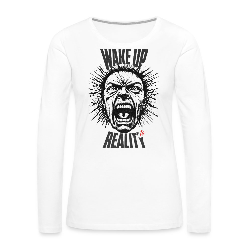 Women's Premium Long Sleeve T-Shirt - white
