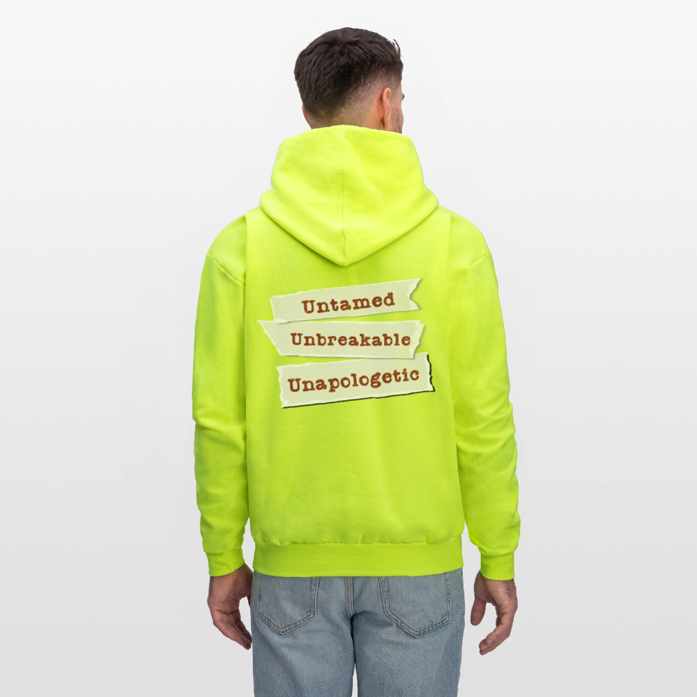 Men's Hoodie - safety green