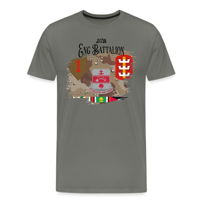 Men's Premium T-Shirt - asphalt gray