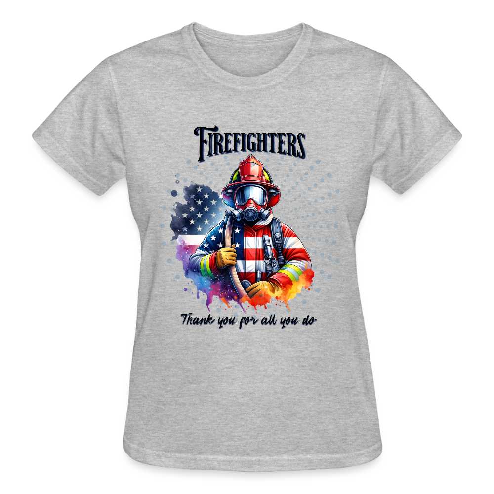 Gildan Ultra Cotton Ladies T-Shirt - heather gray