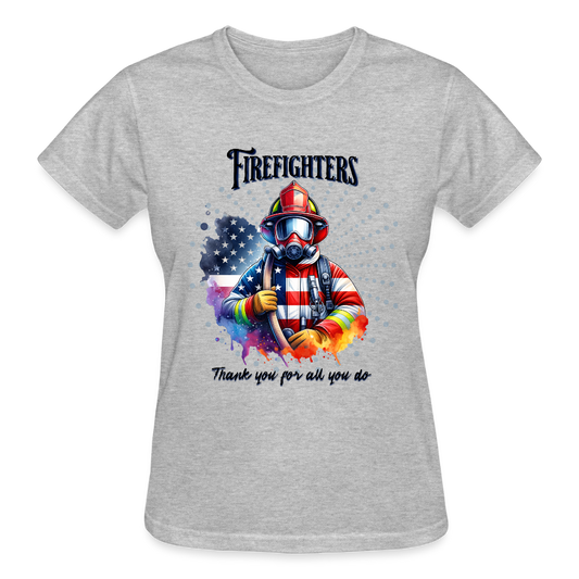 Gildan Ultra Cotton Ladies T-Shirt - heather gray