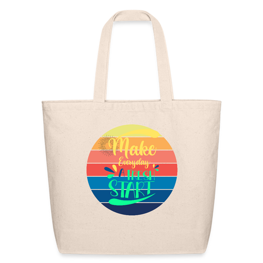 Eco-Friendly Cotton Tote - natural