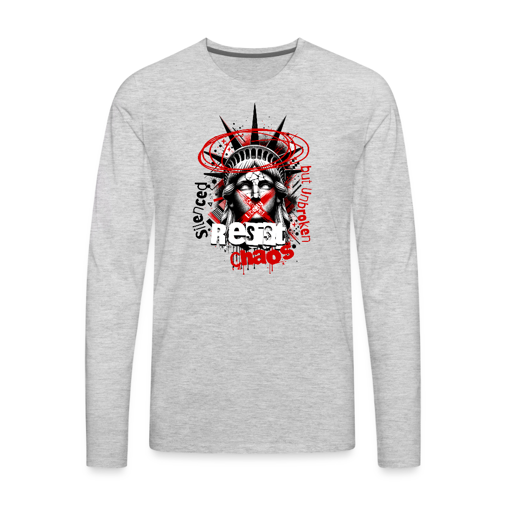 Men's Premium Long Sleeve T-Shirt - heather gray