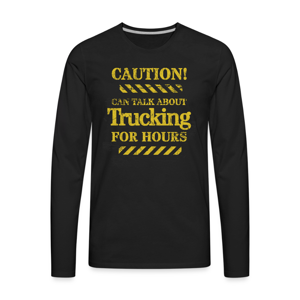 Men's Premium Long Sleeve T-Shirt - black