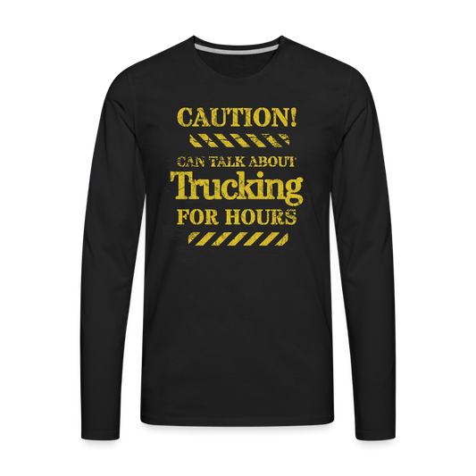 Men's Premium Long Sleeve T-Shirt - black